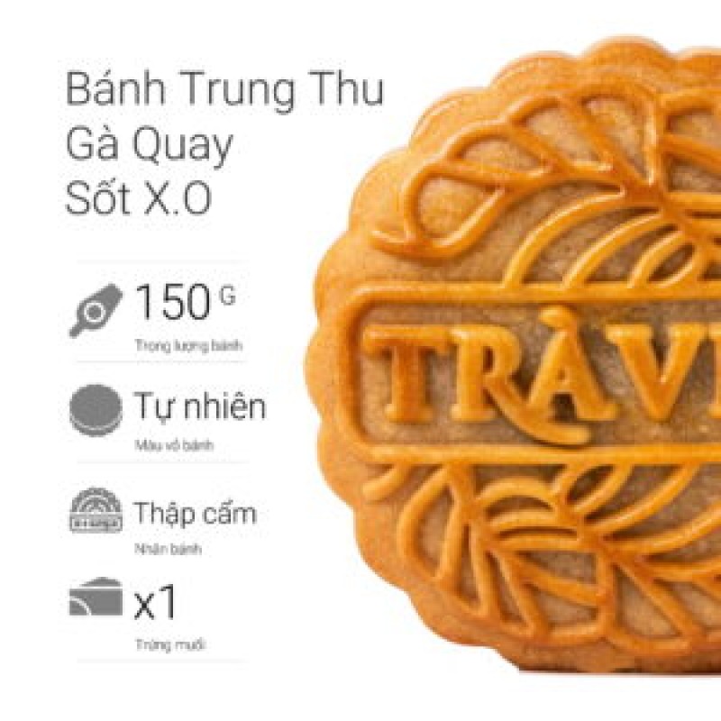 Set quà Trung thu Cá chép chơi trăng -  02 Bánh trung thu và 01 hộp Trà Việt